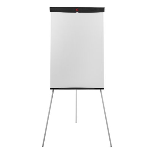 5 Star Office Flipchart Easel with Telescopic Legs 700x82x1900mm Black Trim