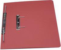 This Exacompta Guildhall spiral pocket file is made from durable 315gsm manilla and can hold up to 380 sheets of 80gsm A4 or foolscap paper. The file features a secure spiral mechanism for punched papers. This pack contains 50 red foolscap files, ideal for colour coordinated filing.