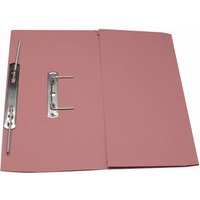 This Exacompta Guildhall spiral pocket file is made from durable 315gsm manilla and can hold up to 180 sheets of 80gsm A4 or foolscap paper. The file also features a secure spiral mechanism for punched papers and a useful pocket on the inside cover for storage of additional loose sheets. This pack contains 25 pink foolscap files.