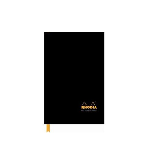 GH15278 Rhodia Business A4 Book Casebound Hardback 192 Pages Black (Pack of 3) 119230C