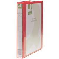 Q-Connect Presentation 25mm 4D-Ring Binder A4 Red KF01326 | KF01326 | VOW