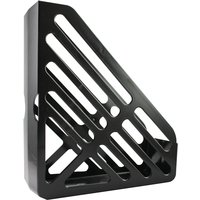 Made from high impact polystyrene, this Q-Connect Magazine Rack is ideal for storing and organising magazines, catalogues, brochures, files and more. Ideal for desktop organisation, this black magazine rack measures W100 x D266 x H304mm.