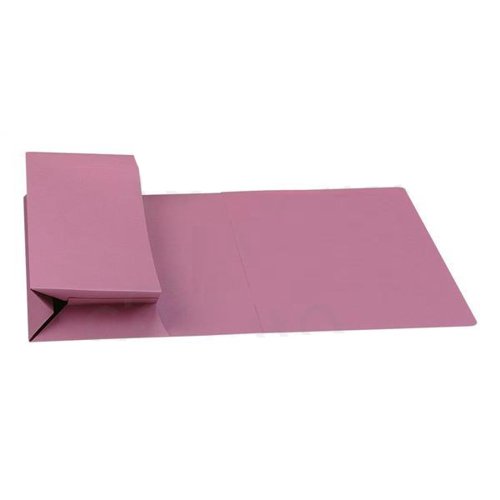 This Exacompta Guildhall probate wallet is made from premium quality 315gsm manilla and features a high capacity 75mm gusset, and a full depth flap to help keep important legal documents secure. Each wallet can hold up to 400 sheets of A4 or foolscap paper. This pack contains 25 pink probate wallets, ideal for colour coordinated filing.
