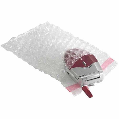 MA20490 | These Jiffy bubble film bags provide effective protection for a range of items and are ideal for mailing fragile or delicate items. The lightweight, economical bags feature small cell bubbles with a handy self-adhesive 30mm flap for easy sealing. The bags are also transparent for easy identification of contents and measure 230 x 285mm. Supplied in a pack of 300 bubble film bags. Jiffy bubble products are produced using a minimum of 30% recycled content and are 100% recyclable.