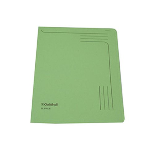 Exacompta Guildhall Slipfile Manilla 230gsm Green (Pack of 50) 4603Z | GH14603 | Exacompta