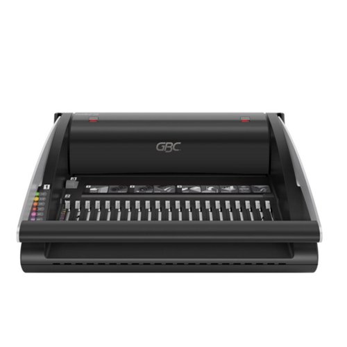 The CombBind C200 is ideal for medium volume, shared use. It combines a punch capacity of up to 20 80gsm sheets with a binding capability of up to 330 sheets using 38mm spines. With a unique low force punch and sheet alignment indicators, binding documents is easier than ever.