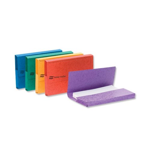 GH4780 Exacompta Europa Pocket Wallet A3 Assorted A (Pack of 25) 4780Z