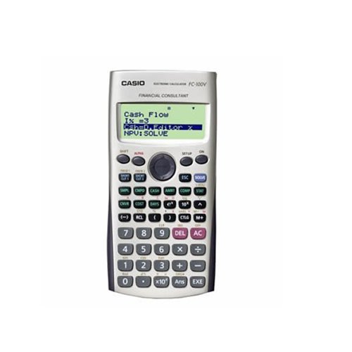 Casio Financial Calculator 12-Digit Silver FC-100V-UM CS16701 Buy online at Office 5Star or contact us Tel 01594 810081 for assistance
