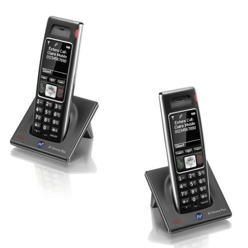 BT61480 | One of the top phones in the BT cordless range, the Diverse 7400 is and additional handset to go with the 7450 base unit and offers a range of easy to use features to make calling simple. An inverted black screen with white lettering displays all the call information you need in an easy to read format that looks sleek and stylish. A low energy power supply enables you to save money while the phone itself stores up to 300 numbers in its phone book for fantastic efficiency.