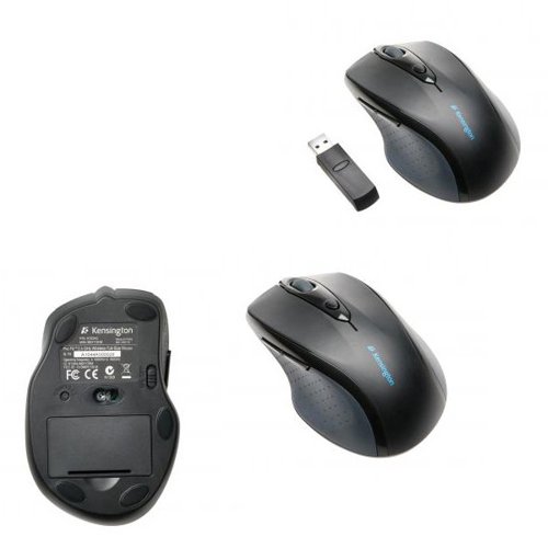 Kensington Pro Fit Wireless Full-Size Mouse Black K72370EU AC30508 Buy online at Office 5Star or contact us Tel 01594 810081 for assistance