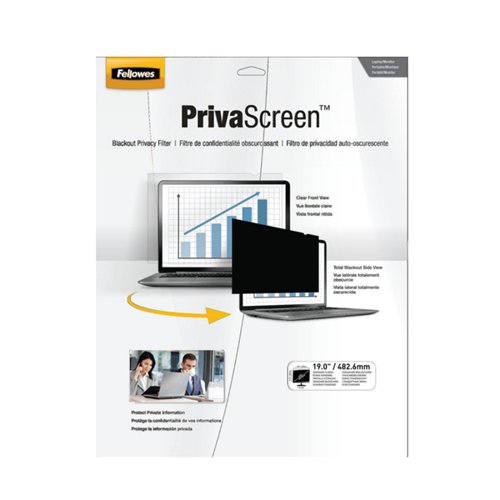 Fellowes PrivaScreen Privacy Filter Widescreen 19in 4801102