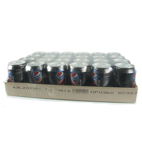 Pepsi Max Cola 330ml Cans (Pack of 24) 402005 | BRT10333 | Britvic Plc