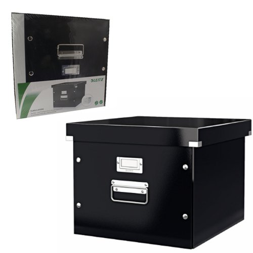 ES36650 | A stylish way to store up to 15 suspension files, the Leitz Click and Store Suspension File Box is ideal for preventing the loss and misplacement of your most precious files. Each box is easily assembled, with a design that simply clicks together to provide reliable storage, protecting your media from a range of damage and threats. With the capacity to add a label at the front, you can make sure that your information is easy to find when in storage.