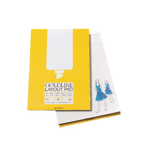 Clairefontaine Goldline A3 80 Sheet 50gsm Acid-Free Paper Layout Pad GPL1A3