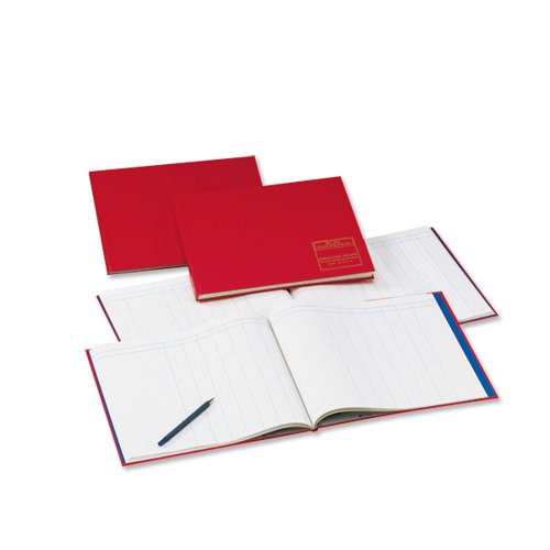Ideal for manual book keeping, this analysis book by Collins Cathedral features 96 pages of azure ledger paper perfect for keeping track of your accounts. Whether used for office or home business, the 21 cash columns across each double-page spread together with column and line numbering make it easy for you to keep records of incoming and outgoing money. The red leather grain cover is extremely durable and hard-wearing and is supplied with product information and a ruling guide.