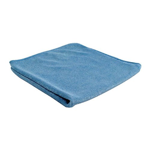2Work Microfibre Cloth 400x400mm Blue (Pack of 10) CNT01262