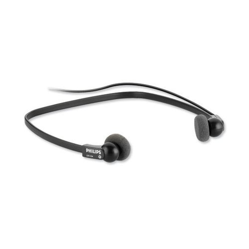 Philips Stereo Headset LFH0334 Black Dictation Accessories PH97464