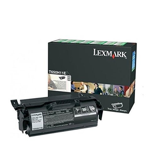 Lexmark Black High Capacity Return Program Toner Cartridge T650H11E - Lexmark - IB06433 - McArdle Computer and Office Supplies