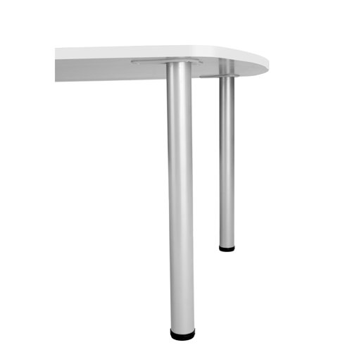 KF840189 Jemini Boardroom Table 1800x1200x730mm White KF840189