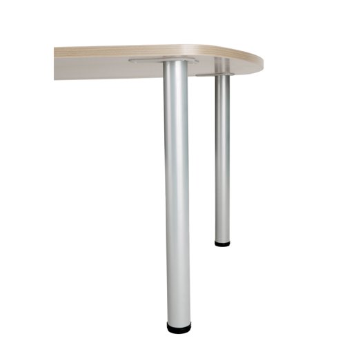 Jemini Boardroom Table 1800x1200x730mm Grey Oak KF840199 KF840199