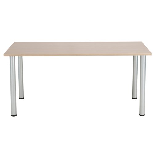 KF840195 Jemini Rectangular Meeting Table 1200x800x730mm Grey Oak KF840195
