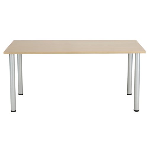 Jemini Rectangular Meeting Table 1600x800x730mm Maple KF840181