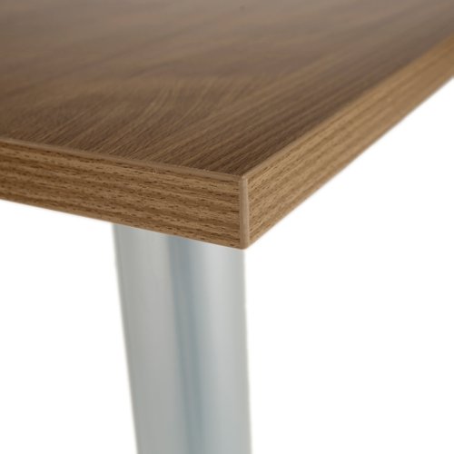 Jemini Rectangular Meeting Table 1600x800x730mm Walnut KF840191 - KF840191