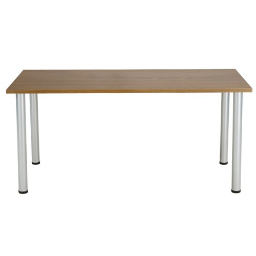 Jemini Rectangular Meeting Table 1800x800x730mm Walnut KF840192