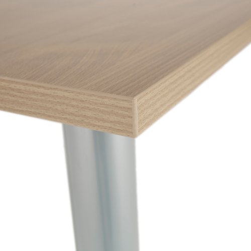 Jemini Rectangular Meeting Table 1800x800x730mm Grey Oak KF840197 - KF840197
