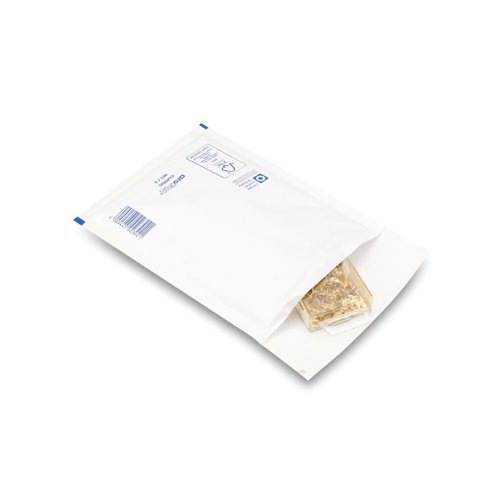 XKF71448 | These envelopes are designed to protect their contents with a lightweight, bubble lining. Suitable for fragile items that require extra protection, these economical size 3 envelopes will prevent damage during transit. Measuring 150x215mm and made from medium grade paper of 75gsm they feature an easy peel and seal closure and an address box for the sender. This pack contains 100 envelopes.