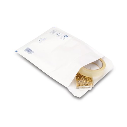 Bubble Lined Envelopes Size 4 180x265mm White (Pack of 100) XKF71449 Padded Bags XKF71449