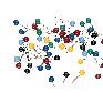 Map Pins Assorted (Pack of 100) 26941 WS26940