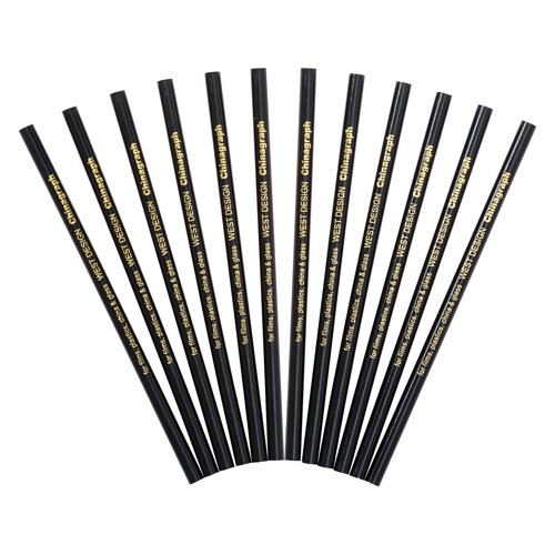 West Design Chinagraph Marking Pencil Black (Pack of 12) RS525653 RSCHBK Buy online at Office 5Star or contact us Tel 01594 810081 for assistance