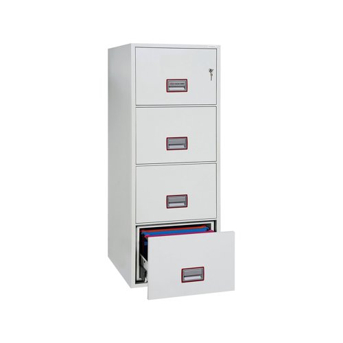 PN10016 Phoenix 4 Drawer 90 Minute Fire Rated Filing Cabinet FS2254K