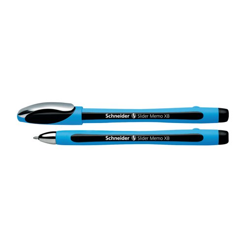 Schneider Slider Memo XB Ballpoint Pen Large Black (Pack of 10) 150201 | TB06420 | Schneider