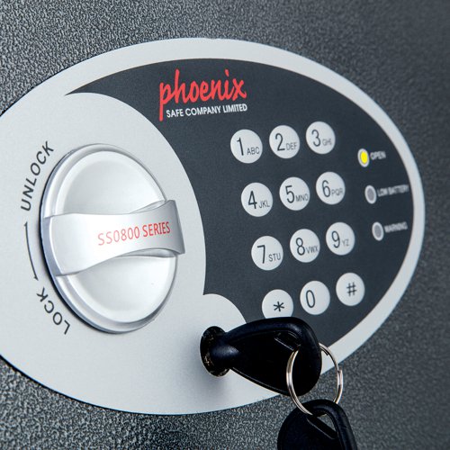 Phoenix Home and Office Security Safe Size 2 SS0802E - Phoenix - PN00079 - McArdle Computer and Office Supplies