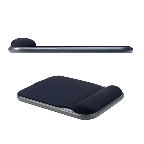 Kensington Height Adjustable Gel Mouse Mat Black 57711 - ACCO Brands - AC57711 - McArdle Computer and Office Supplies