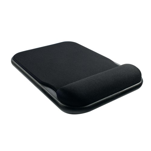 This Kensington Height Adjustable Gel Mouse Pad features a gel pillow integrated into a mouse pad, providing support and comfort for your wrist and helping to alleviate pain. The innovative mouse pad is also height adjustable to suit a variety of users. This pack contains 1 black mouse pad.