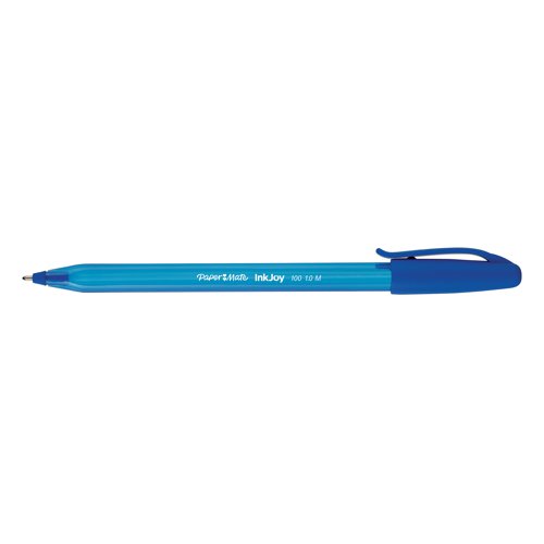 PaperMate InkJoy 100 Ballpoint Pen Medium Blue (Pack of 100) S0977420 - GL97742