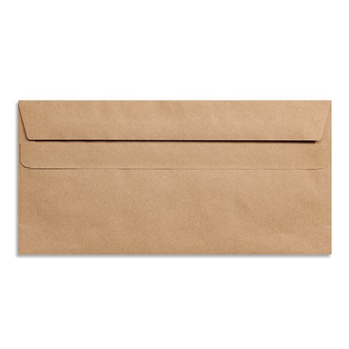 New Guardian DL Envelope Wallet SelfSeal Manilla (Pack of 1000) H25411