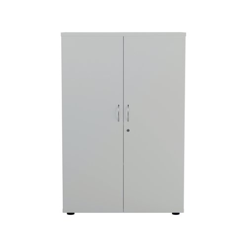 This Jemini Cupboard provides a convenient storage solution for organised office filing. Complete with four shelves, this cupboard is suitable for filing and storing lever arch and box files. The cupboard measures 800x450x1600mm and comes in a white finish to complement the Jemini furniture range.