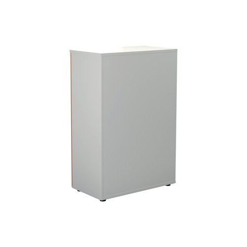 This Jemini Switch Cupboard provides a convenient storage solution for organised office filing. Complete with four shelves, this cupboard is suitable for filing and storing lever arch and box files. The cupboard measures 800x450x1600mm and comes in a white finish with beech doors to complement the Jemini furniture range.