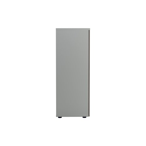 Jemini Wooden Cupboard 800x450x1600mm White/Grey Oak KF810476