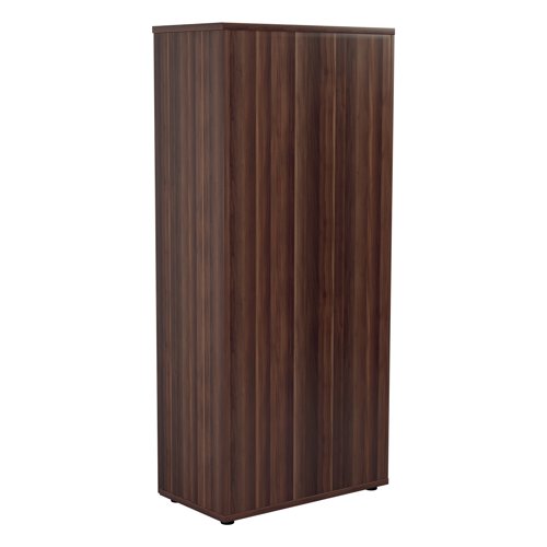 Jemini Wooden Cupboard 800x450x1800mm Dark Walnut KF810575 Cupboards KF810575