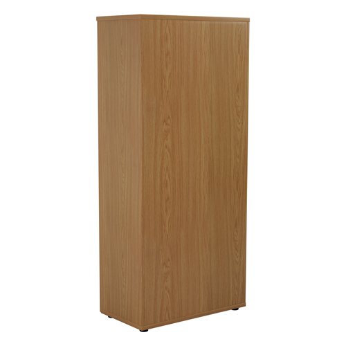 This Jemini Cupboard provides a convenient storage solution for organised office filing. Complete with four shelves, this cupboard is suitable for filing and storing lever arch and box files. The cupboard measures W800 x D450 x H1800mm and comes in a nova oak finish to complement the Jemini furniture range.