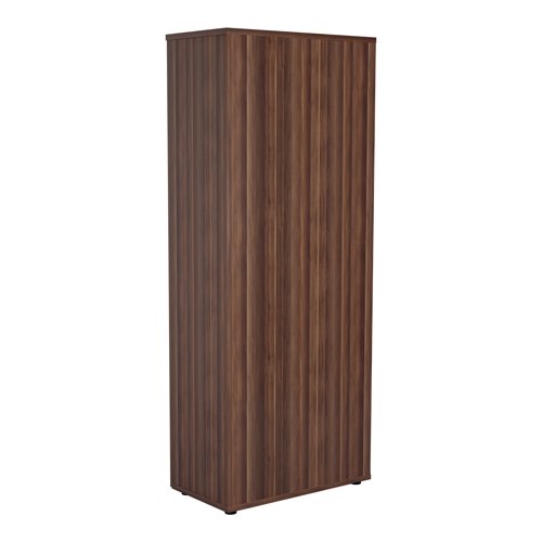 Jemini Wooden Cupboard 800x450x2000mm Dark Walnut KF811053 Cupboards KF811053