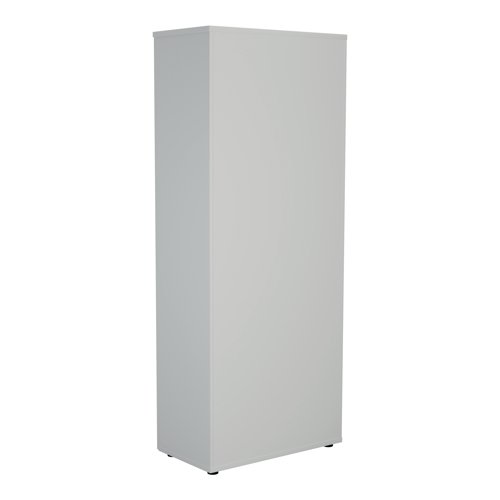 This Jemini Cupboard provides a convenient storage solution for organised office filing. Complete with four shelves, this cupboard is suitable for filing and storing lever arch and box files. The cupboard measures W800 x D450 x H2000mm and comes in a white finish to complement the Jemini furniture range.