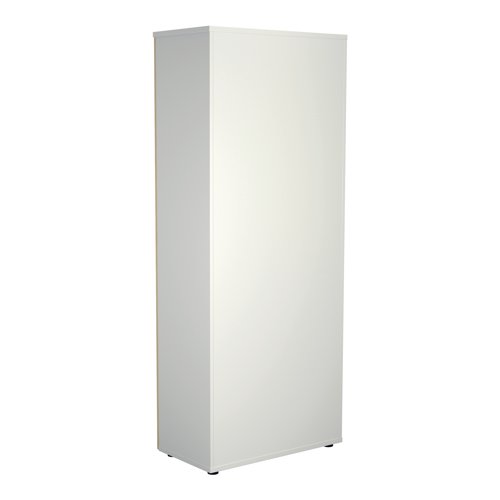 Jemini Wooden Cupboard 800x450x2000mm White/Maple KF811138 Cupboards KF811138