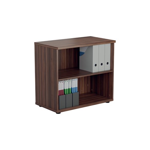 Jemini Wooden Bookcase 800x450x730mm Dark Walnut KF811329 Bookcases KF811329