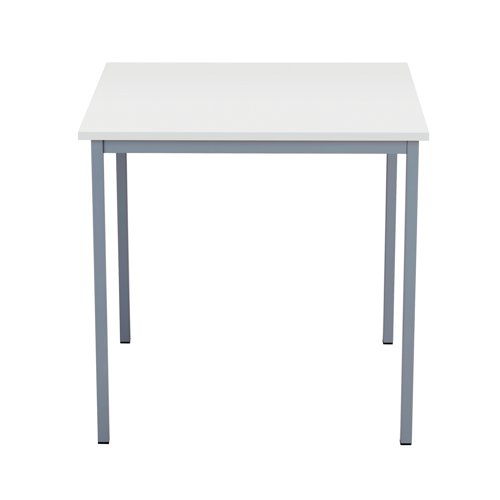 Set up your office space in a configuration to suit you with this Serrion Square Table. The Table features an 18mm thick table top, Silver frame and height adjustable feet up to 10mm. This Table measures W750 x D750 x H730mm and comes finished in White.